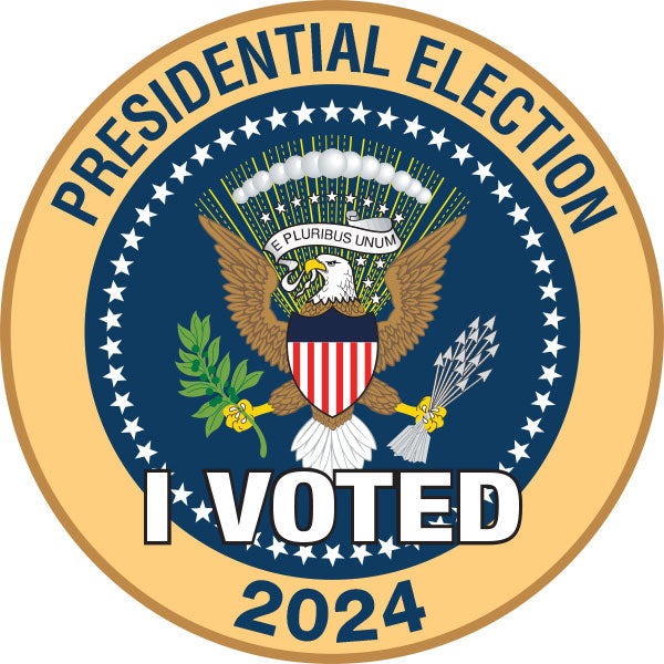 2025 Presidential Election 2" Circle Stickers Bay Tech Label®