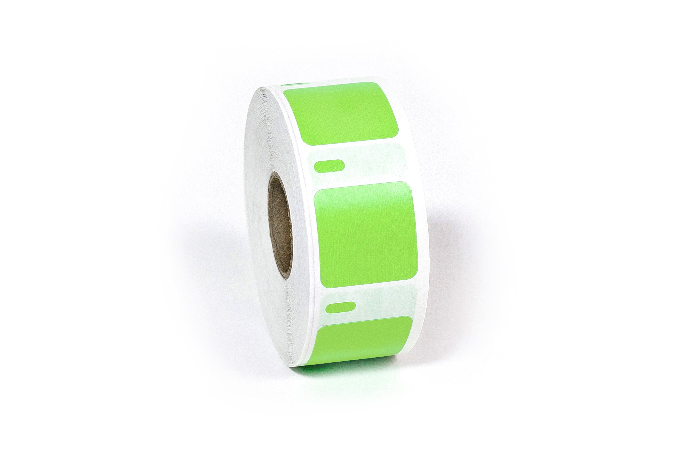 Dymo LW Multi-Purpose Labels, Square 1" x 1" Green